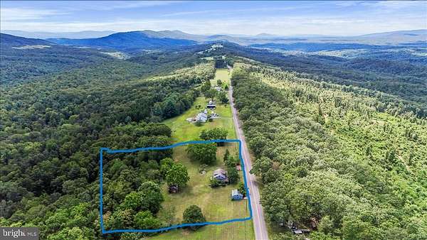 3.8 Acres of Residential Land with Home for Sale in Flintstone, Maryland