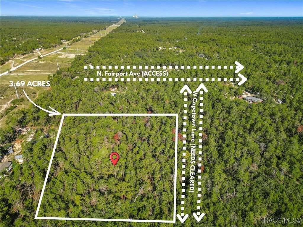 3.69 Acres of Residential Land for Sale in Dunnellon, Florida