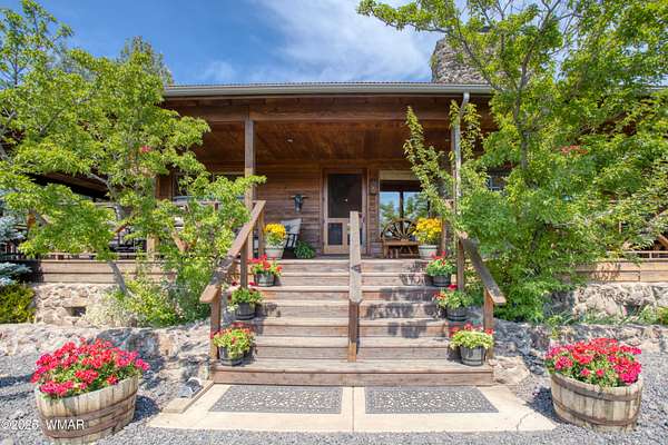 7 Acres of Land with Home for Sale in Lakeside, Arizona