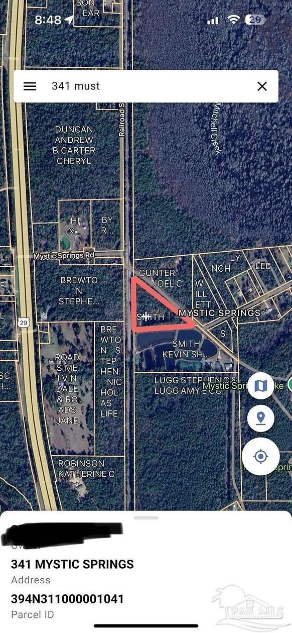 3.8 Acres of Land for Sale in Cantonment, Florida