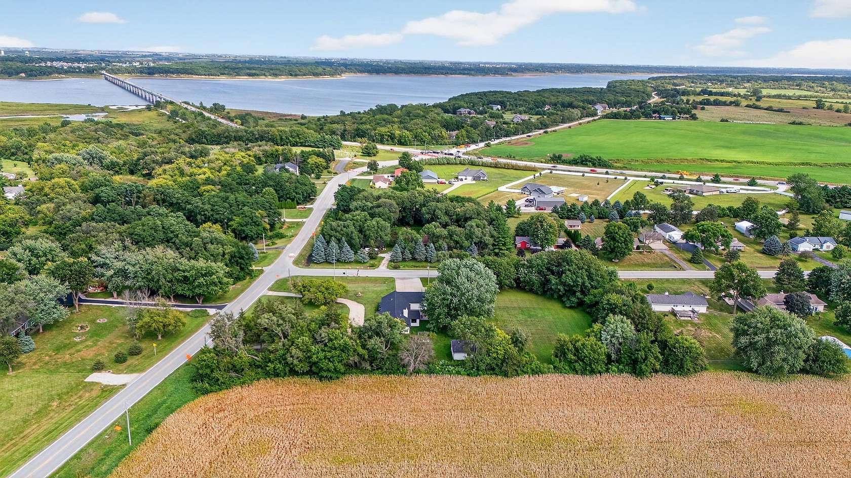 2.56 Acres of Residential Land with Home for Sale in Granger, Iowa