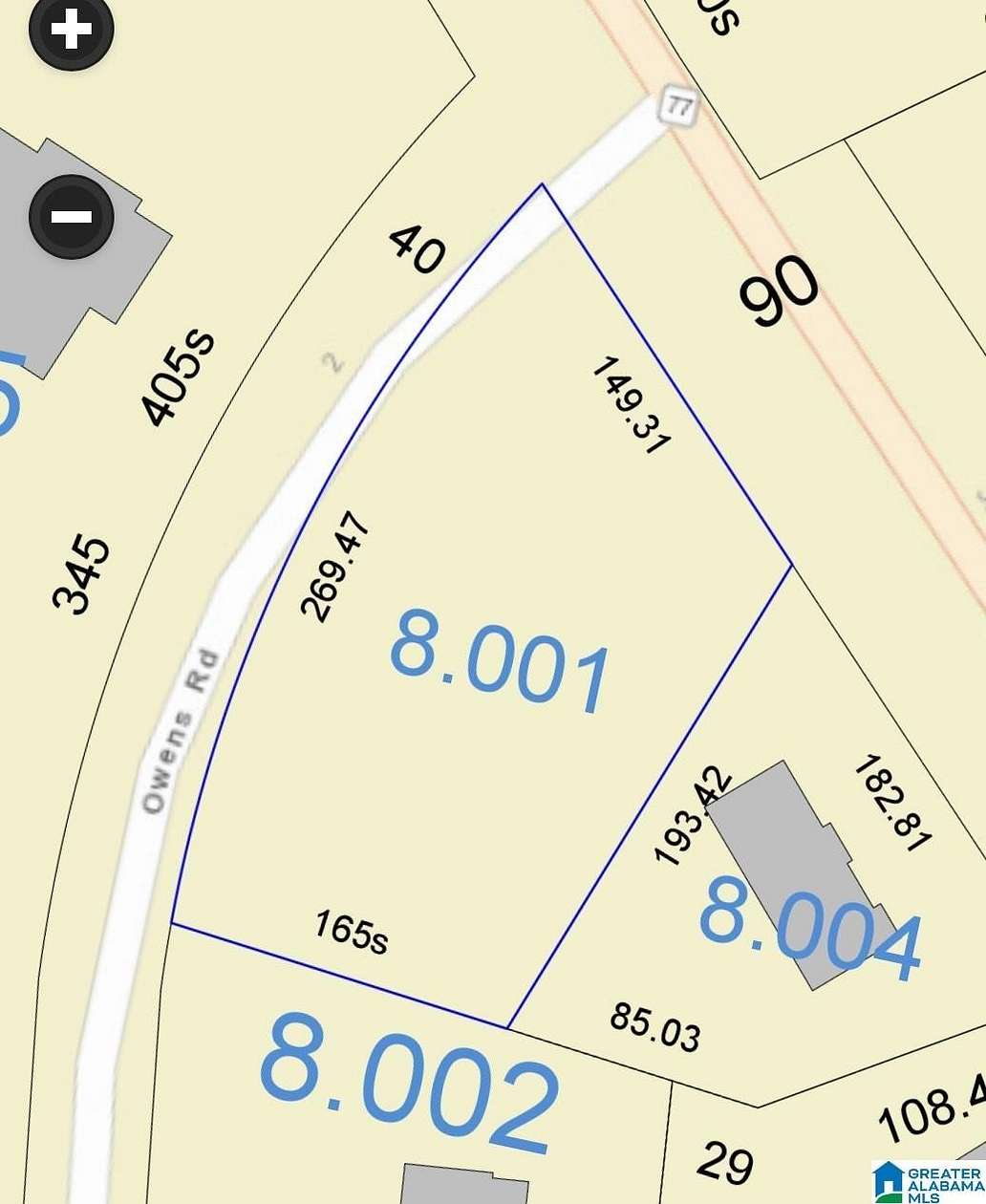 0.7 Acres of Land for Sale in Ashland, Alabama