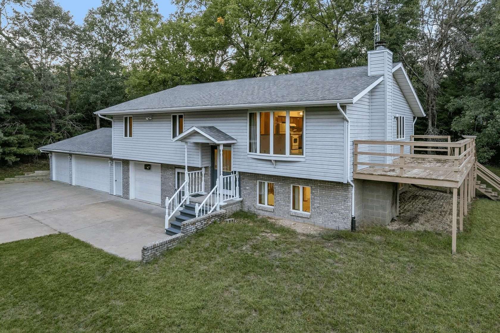 20.3 Acres of Recreational Land with Home for Sale in New Lisbon, Wisconsin