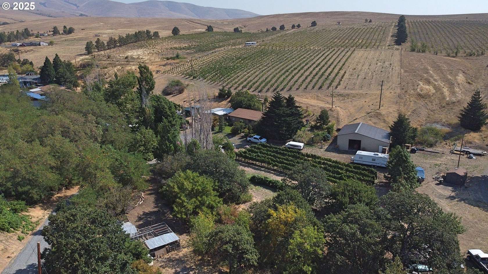 6.37 Acres of Land with Home for Sale in Dallesport, Washington