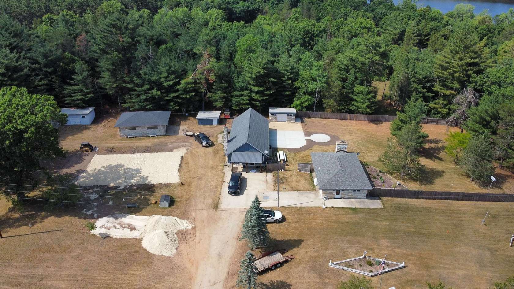 20 Acres of Recreational Land with Home for Sale in Mauston, Wisconsin