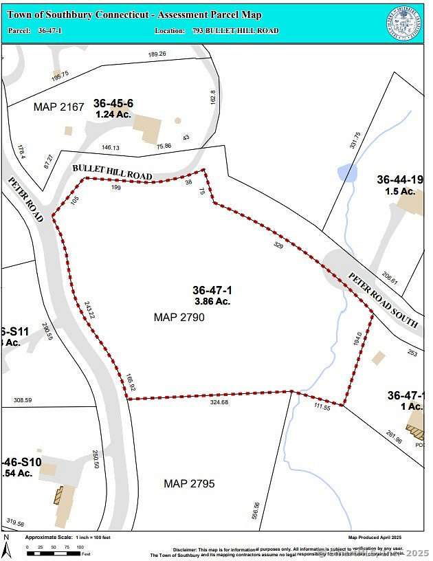 3.86 Acres of Residential Land for Sale in Southbury, Connecticut