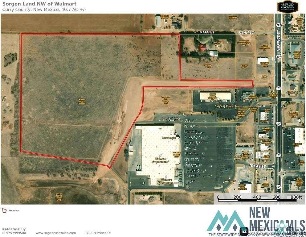40.7 Acres of Mixed-Use Land for Sale in Clovis, New Mexico