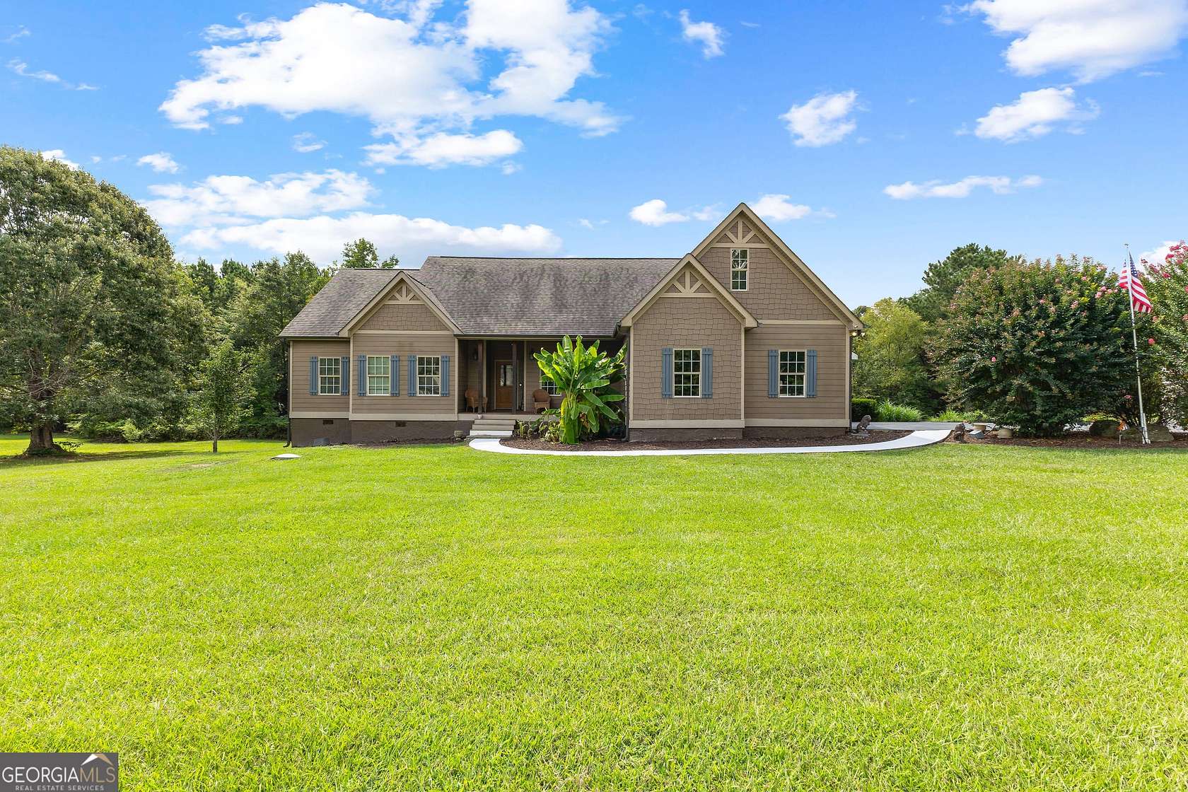 3 Acres of Residential Land with Home for Sale in Brooks, Georgia