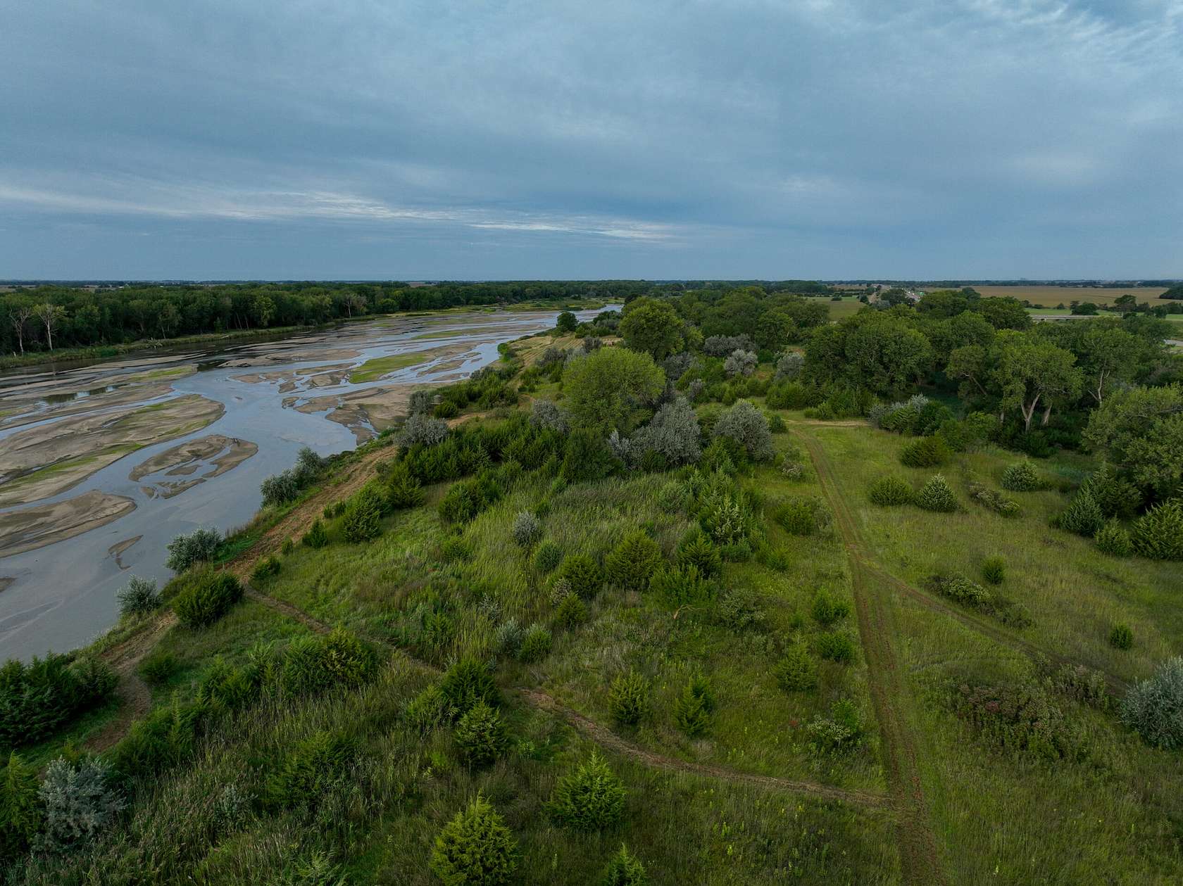 76.2 Acres of Recreational Land for Sale in Wood River, Nebraska