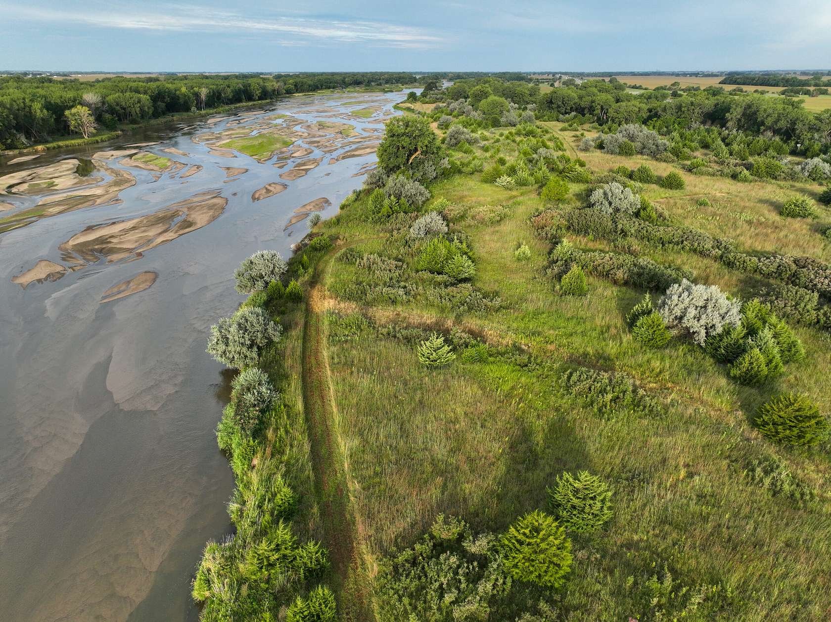 76.2 Acres of Recreational Land for Sale in Wood River, Nebraska