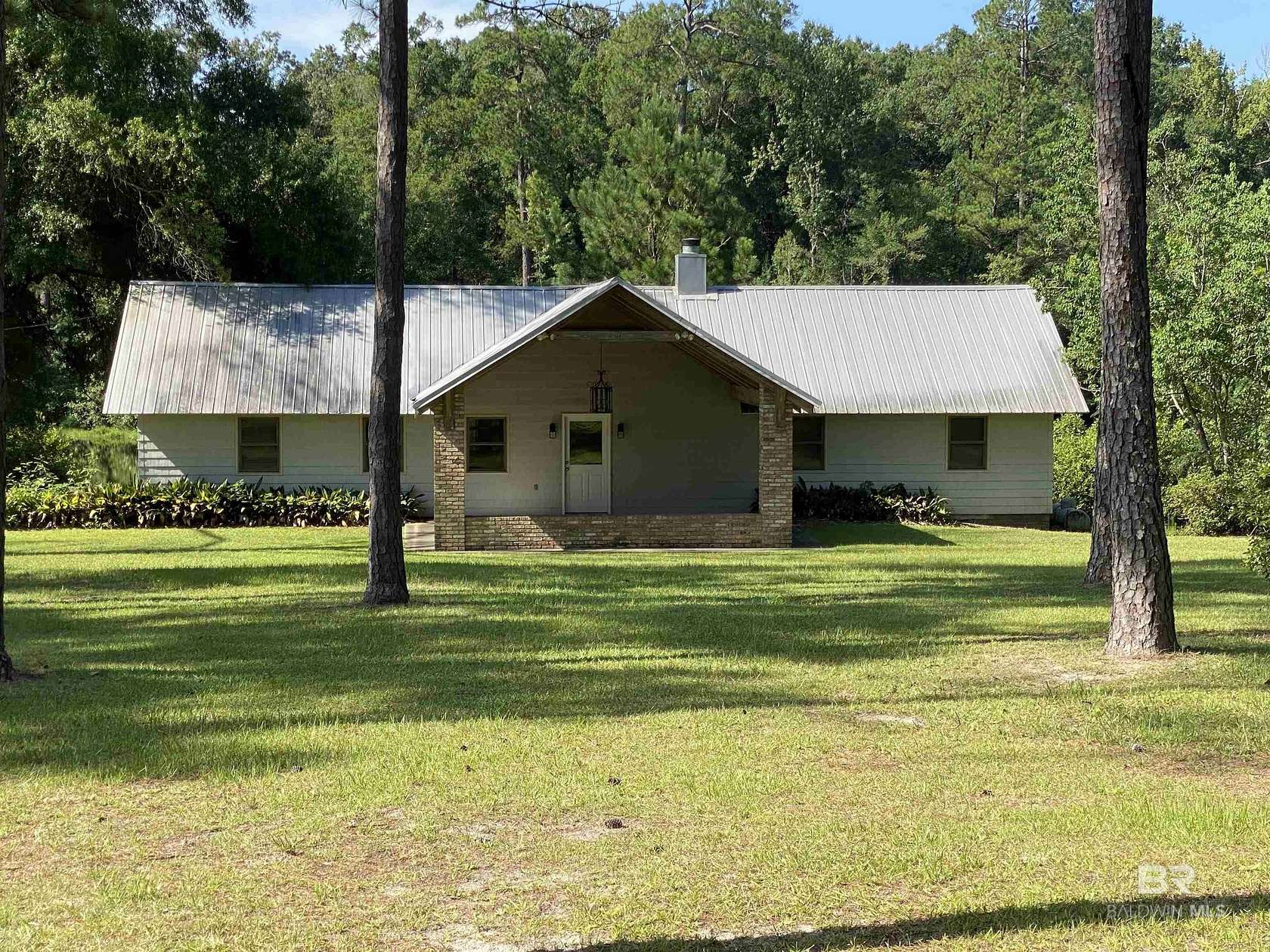 48 Acres of Recreational Land with Home for Sale in Brewton, Alabama