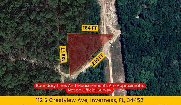 0.3 Acres of Residential Land for Sale in Inverness, Florida