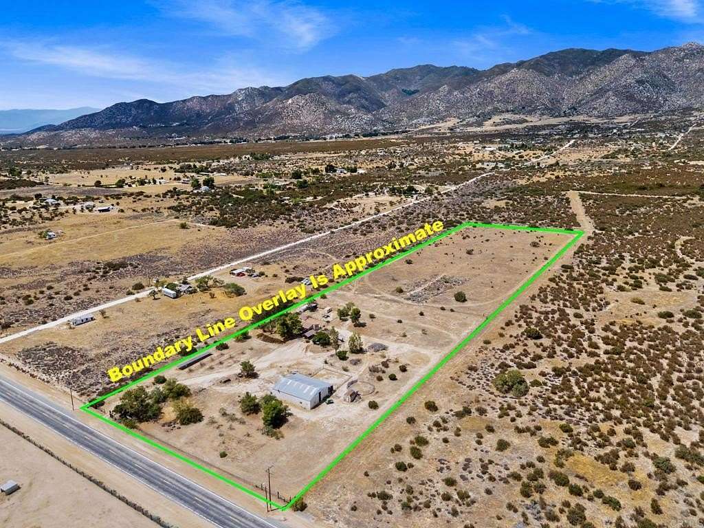 9.7 Acres of Land with Home for Sale in Ranchita, California