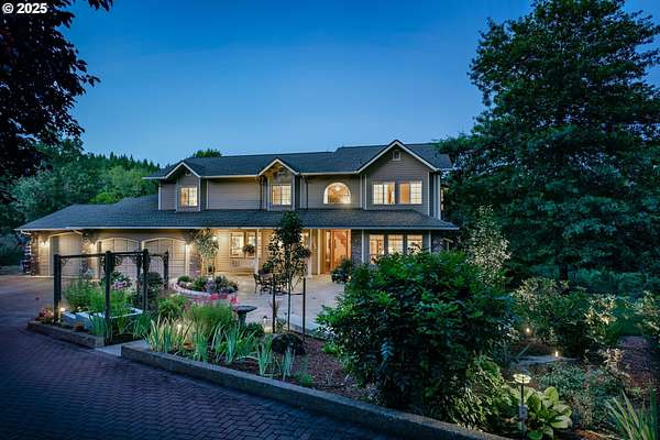 6.19 Acres of Residential Land with Home for Sale in Corvallis, Oregon