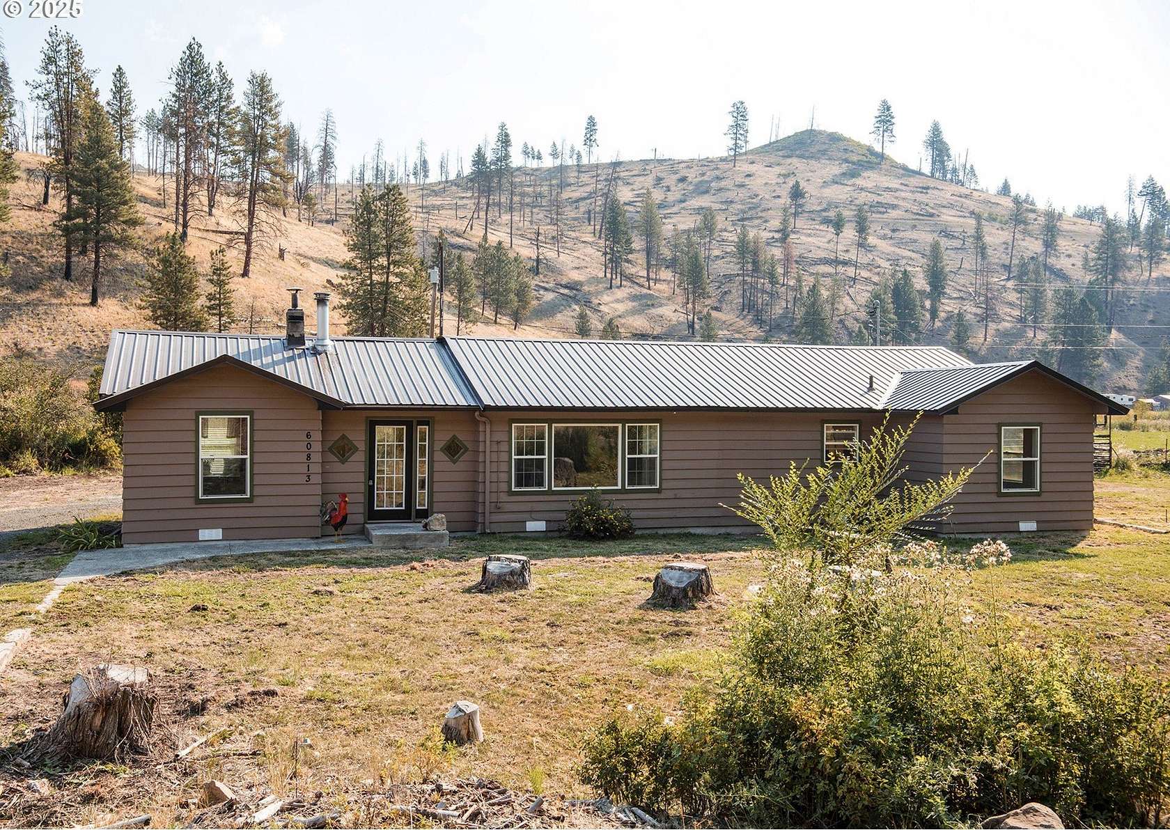 5.39 Acres of Land with Home for Sale in Canyon City, Oregon