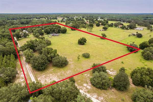 20 Acres of Land with Home for Sale in Eustis, Florida