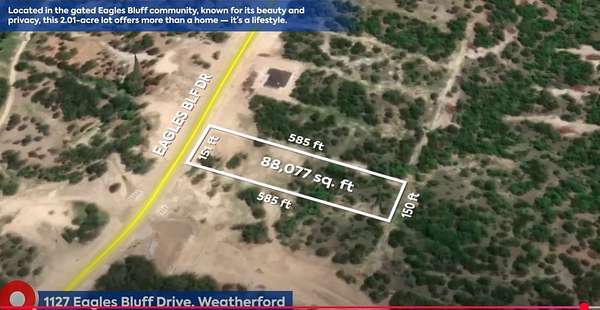 2 Acres of Residential Land for Sale in Weatherford, Texas