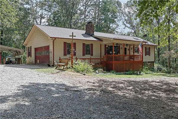 6.87 Acres of Land with Home for Sale in Dawsonville, Georgia