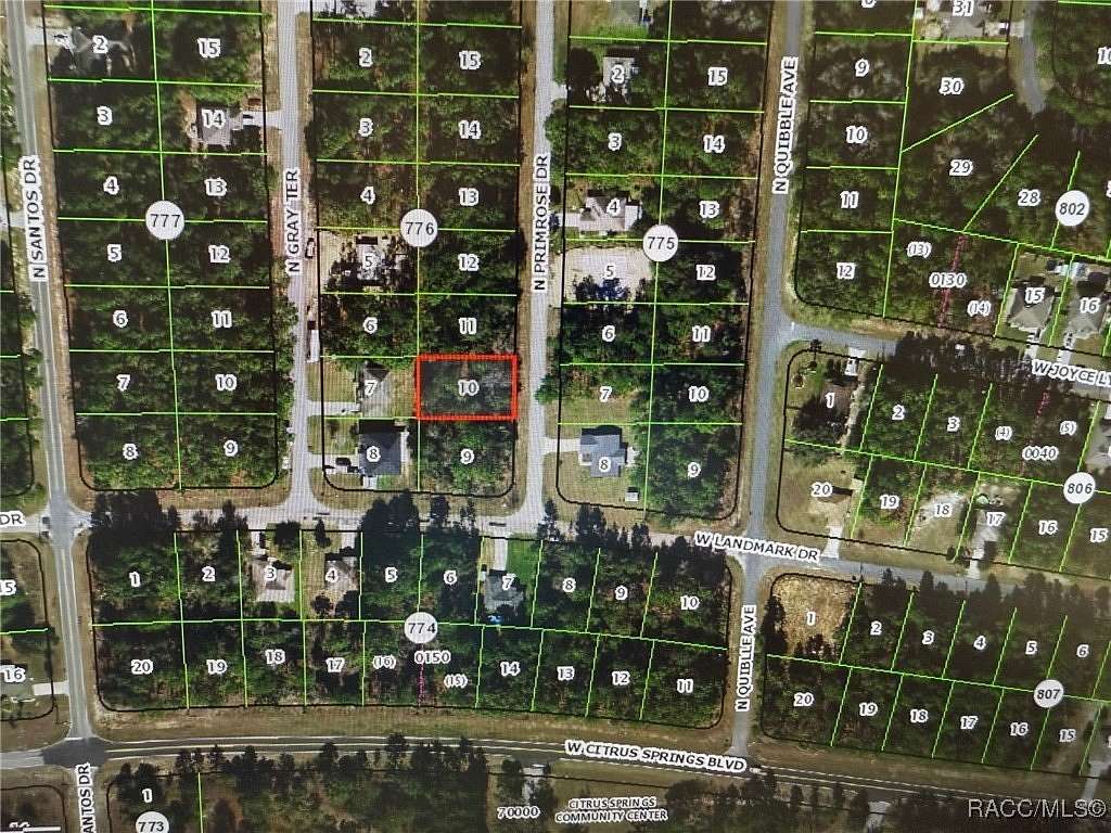 0.23 Acres of Land for Sale in Citrus Springs, Florida