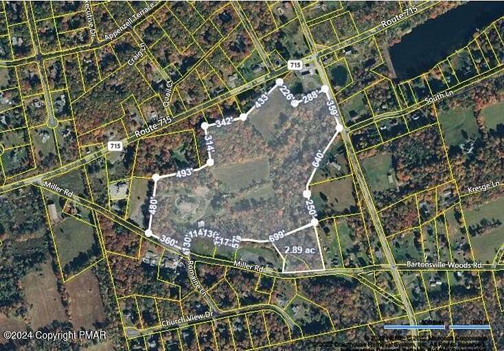 28.9 Acres of Mixed-Use Land for Sale in Pocono Pines, Pennsylvania