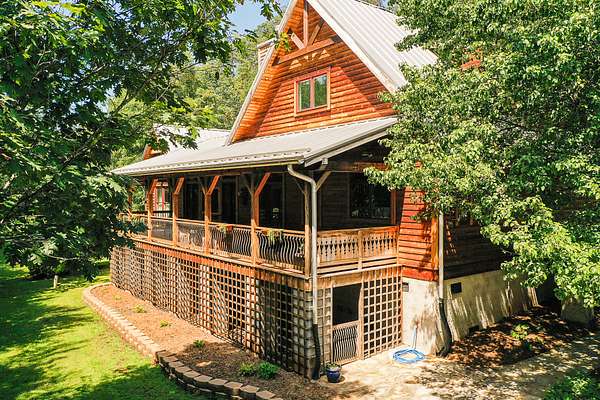 6.3 Acres of Land with Home for Sale in Sylva, North Carolina