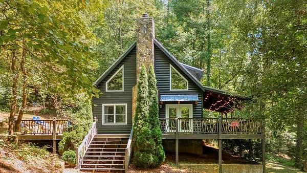 1.69 Acres of Residential Land with Home for Sale in Suches, Georgia