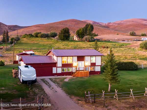2.59 Acres of Residential Land with Home for Sale in La Barge, Wyoming