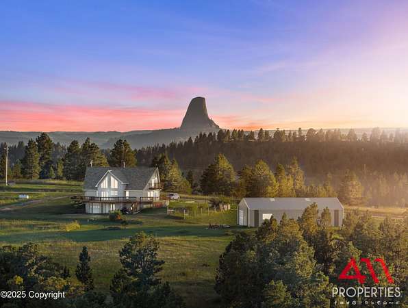 25.2 Acres of Land with Home for Sale in Hulett, Wyoming