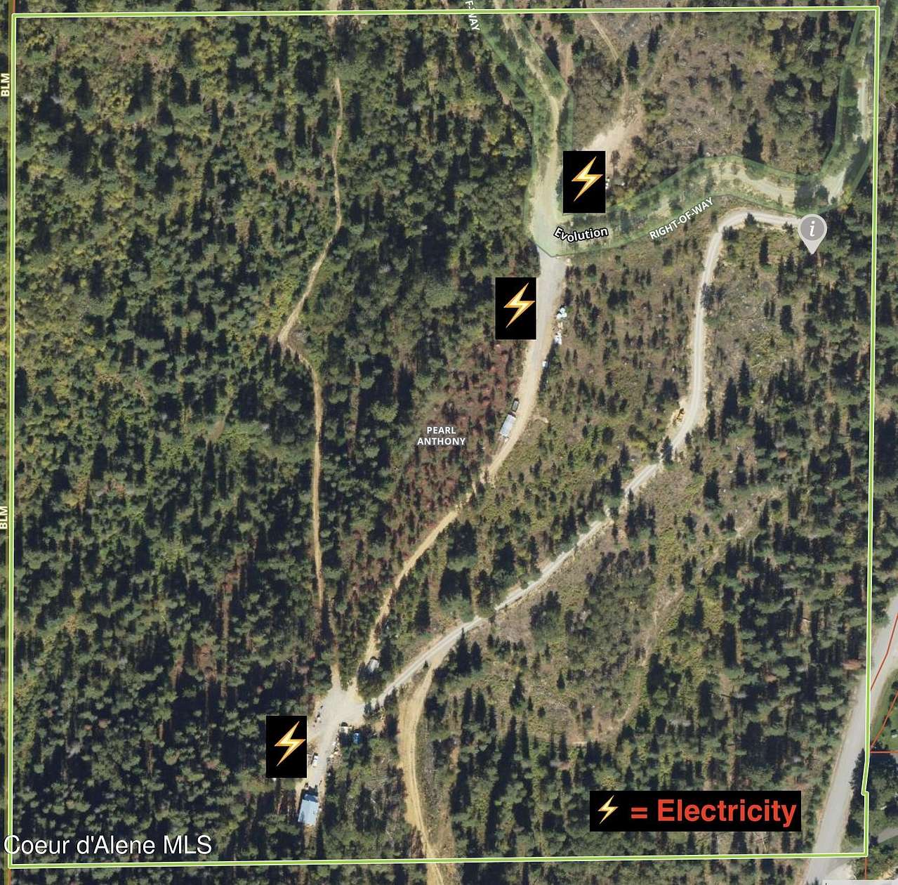 39.5 Acres of Land for Sale in Osburn, Idaho