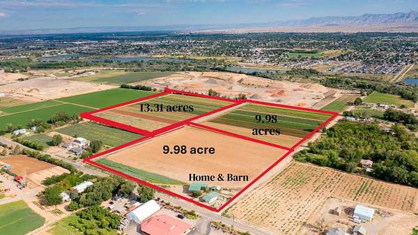 33.3 Acres of Agricultural Land with Home for Sale in Grand Junction, Colorado