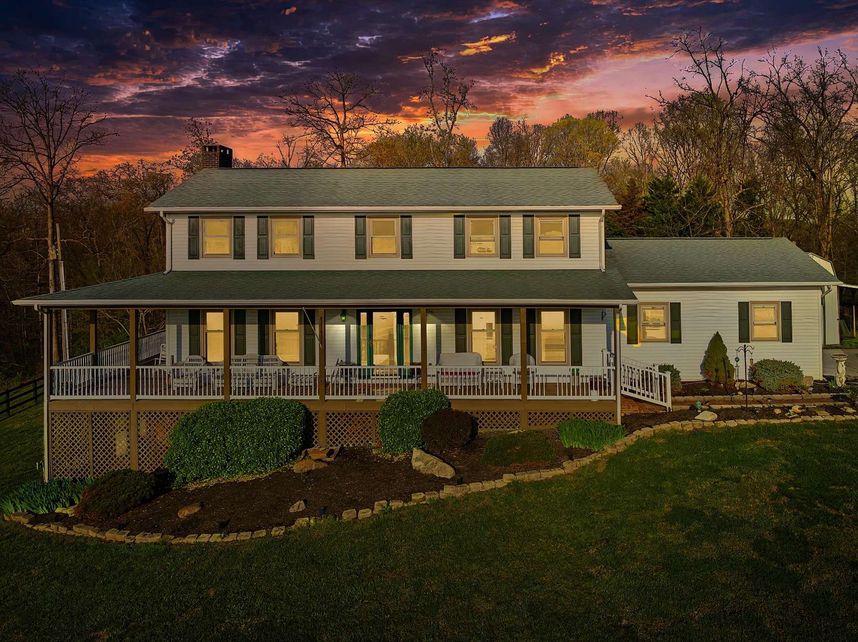 33.9 Acres of Agricultural Land with Home for Sale in Dandridge, Tennessee