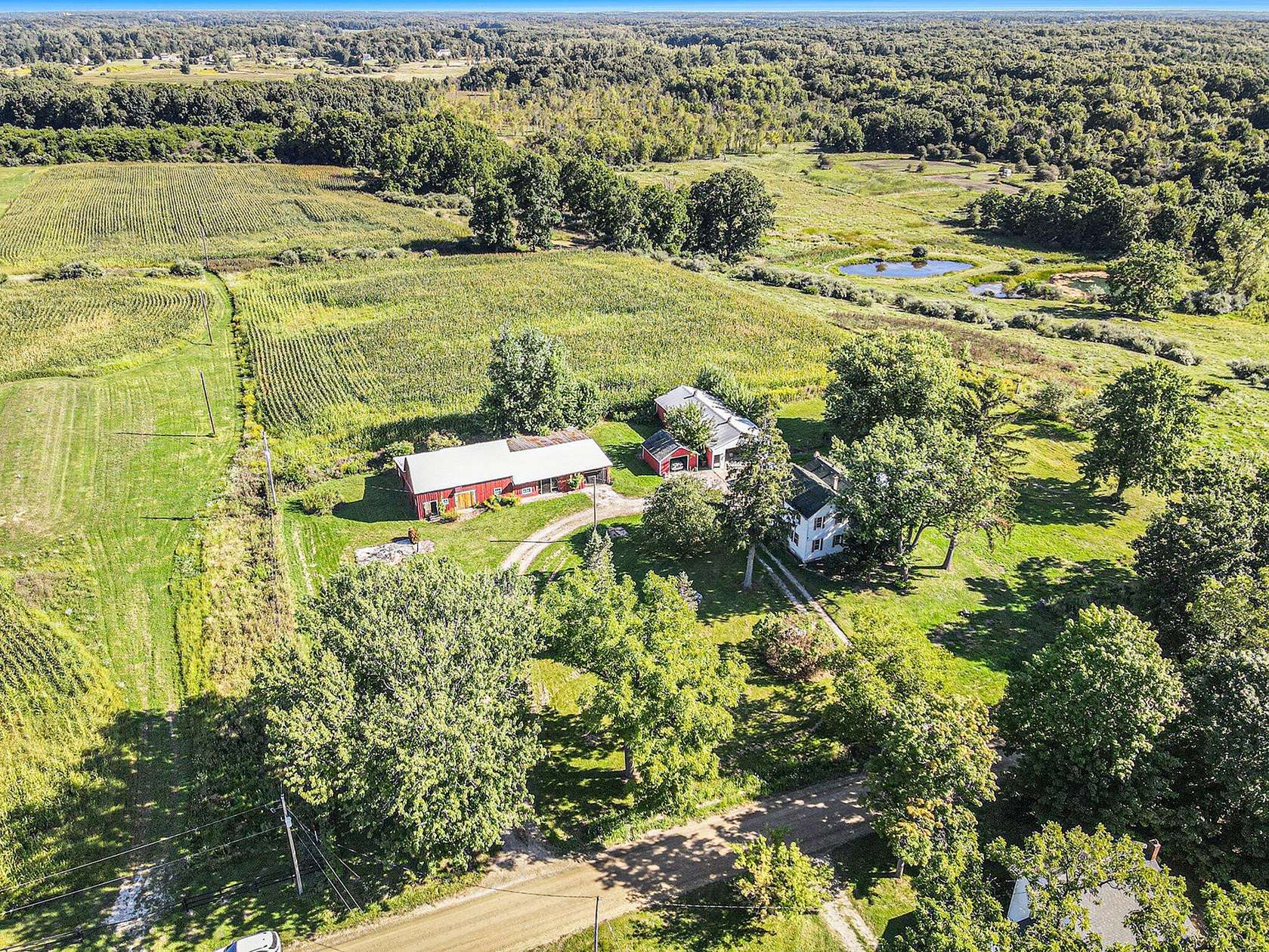 5 Acres of Residential Land with Home for Sale in Howell, Michigan