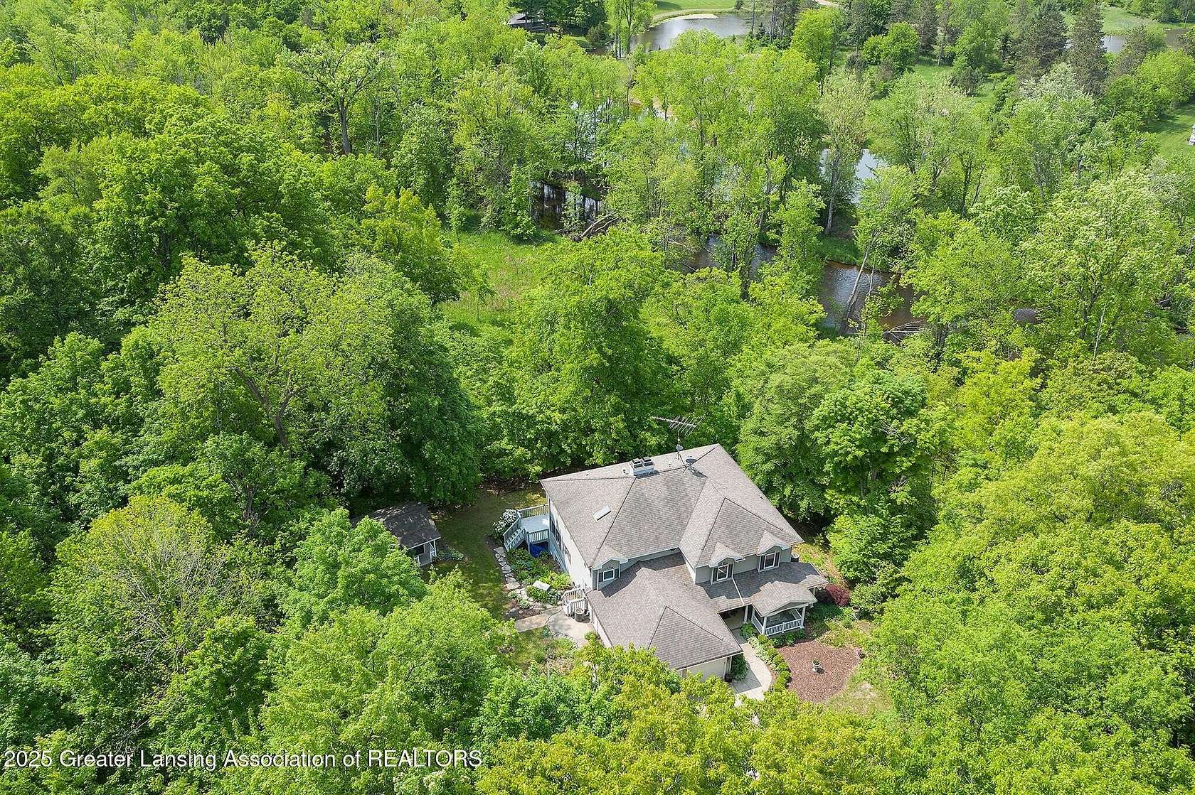 11 Acres of Land with Home for Sale in Eagle, Michigan