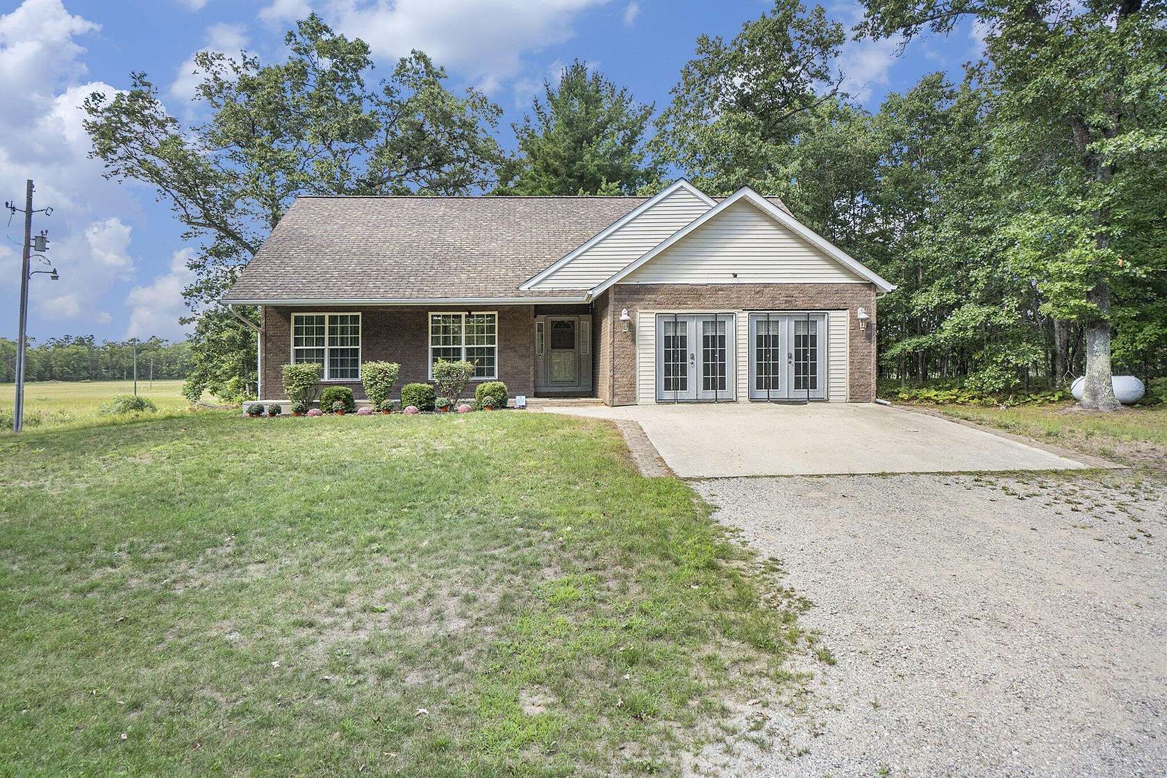 22.2 Acres of Land with Home for Sale in Bitely, Michigan