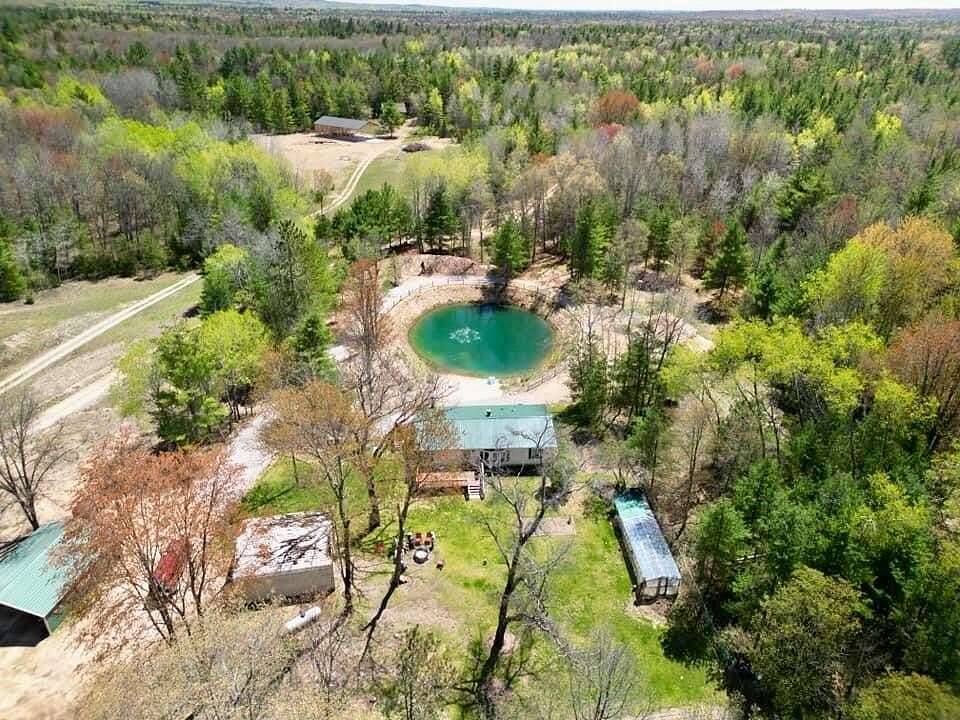 4 Acres of Land with Home for Sale in Luther, Michigan