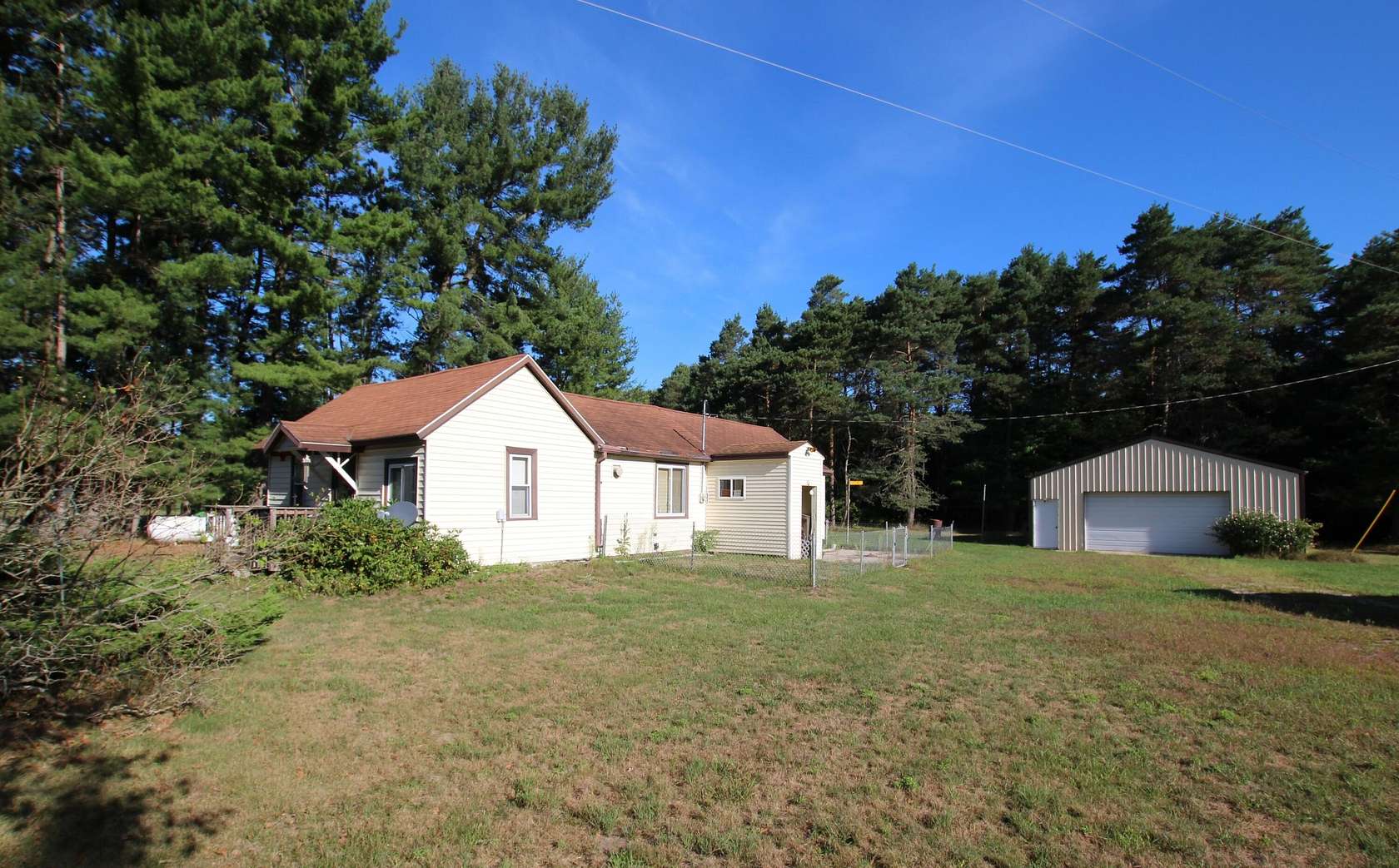 20 Acres of Land with Home for Sale in Fremont, Michigan