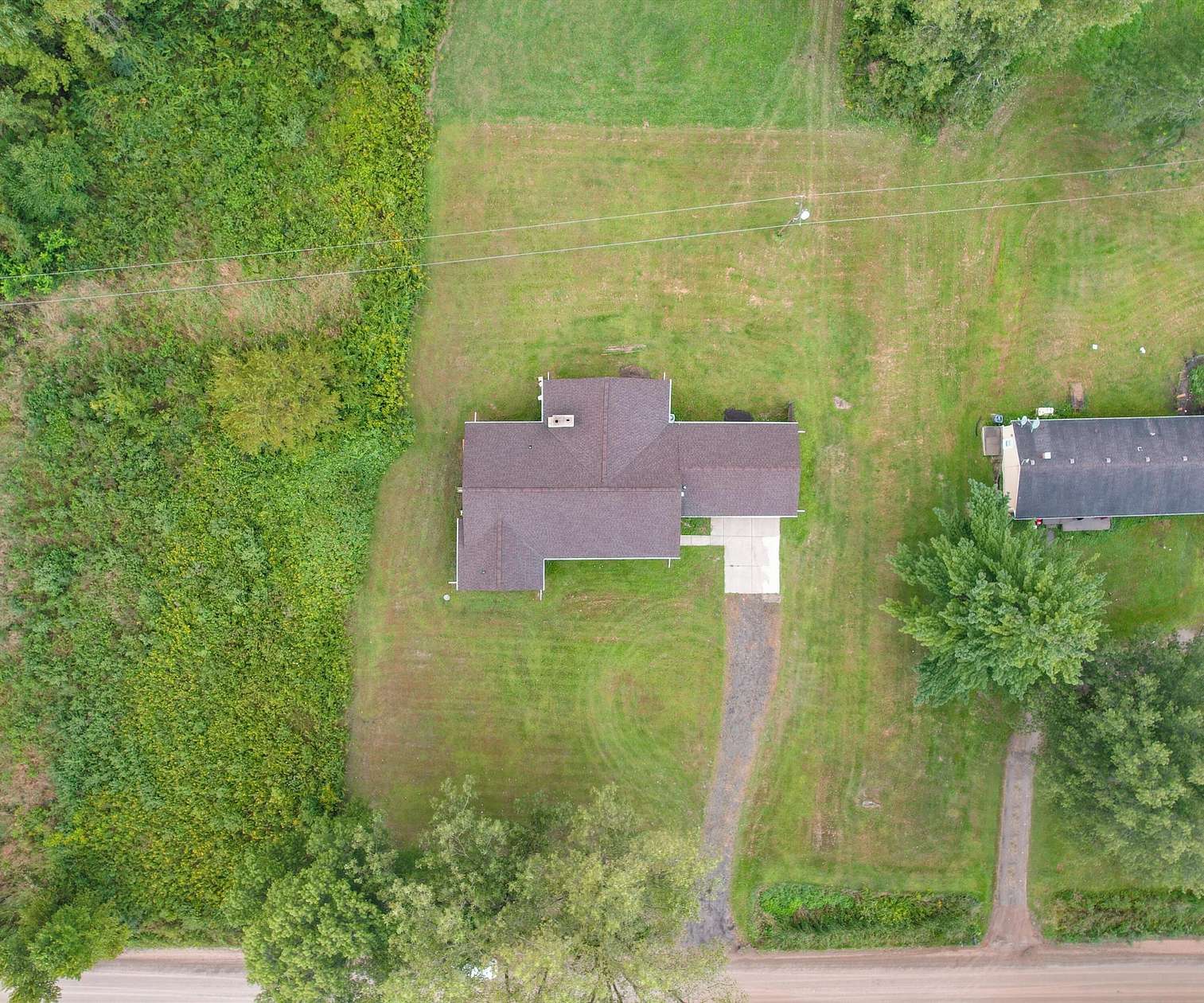 4.88 Acres of Land with Home for Sale in New Boston, Michigan