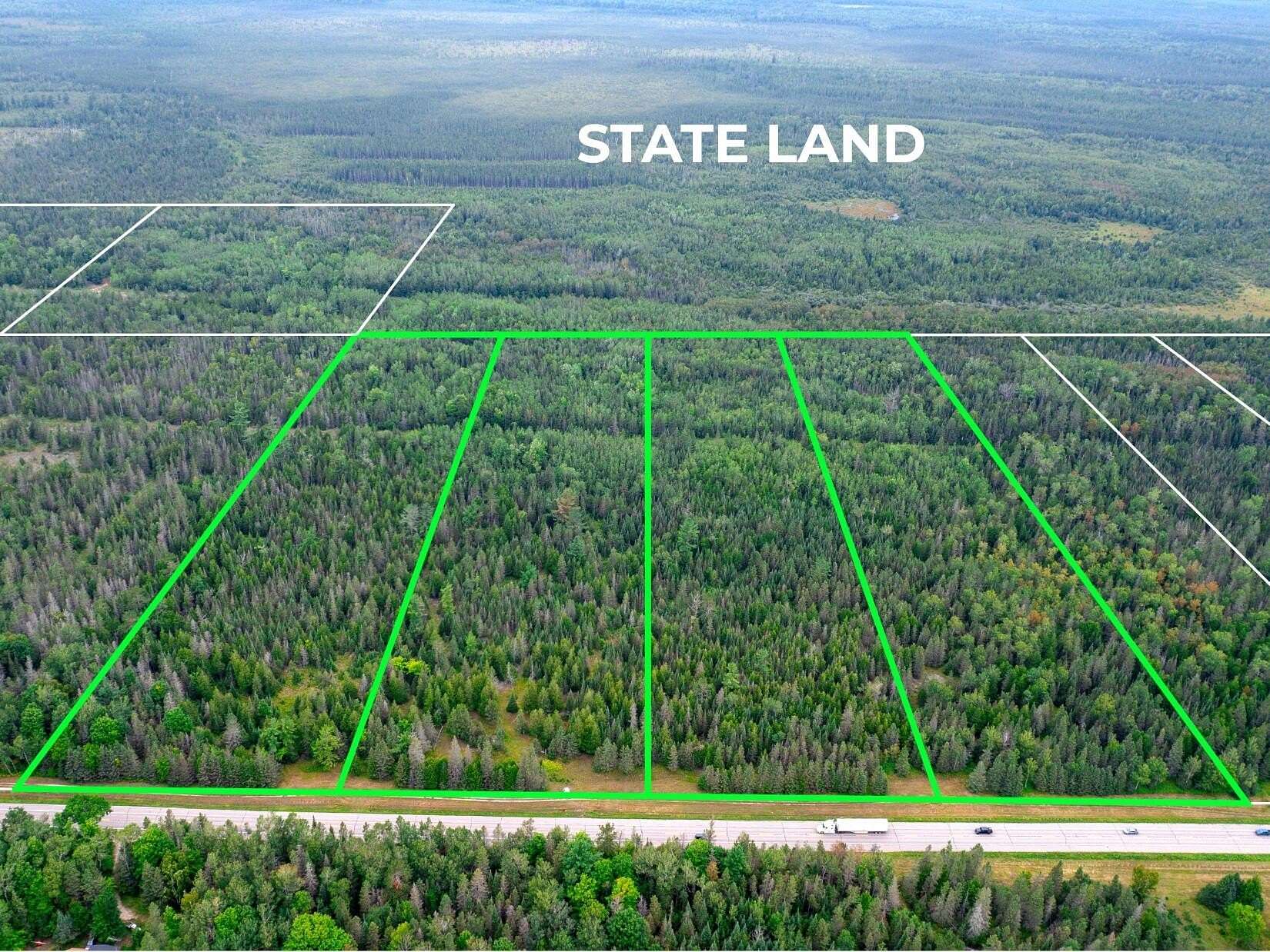 9.82 Acres of Land for Sale in Gould City, Michigan