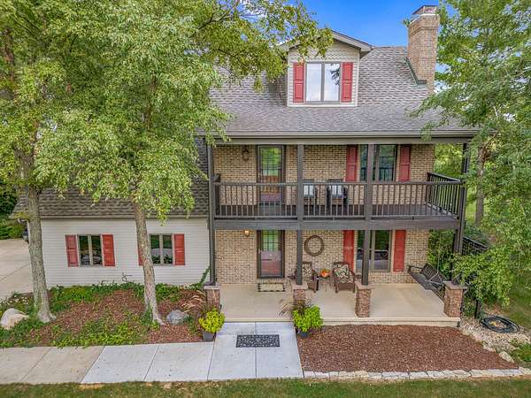 7 Acres of Residential Land with Home for Sale in Cedar Lake, Indiana