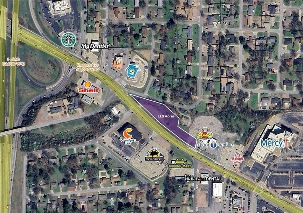 1.5 Acres of Land for Sale in Fort Smith, Arkansas