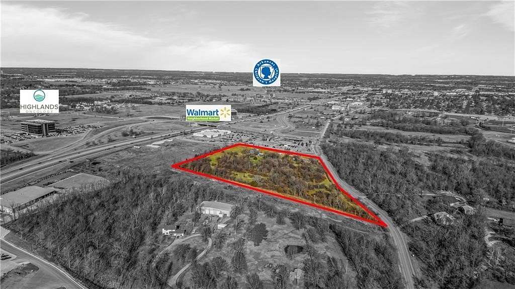 10.6 Acres of Mixed-Use Land for Sale in Springdale, Arkansas