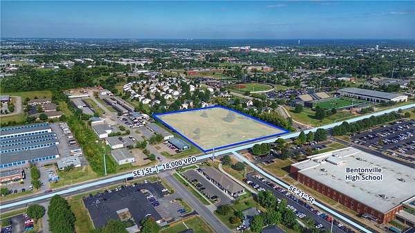 5.3 Acres of Mixed-Use Land for Sale in Bentonville, Arkansas