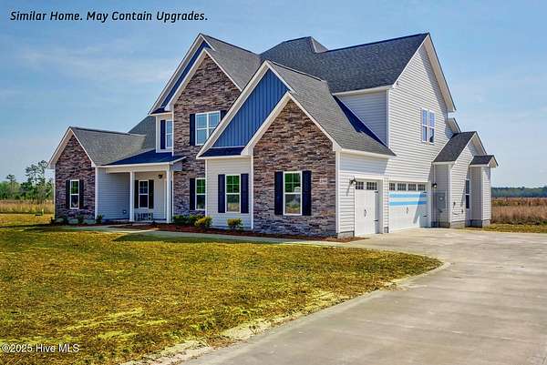 6 Acres of Residential Land with Home for Sale in Maysville, North Carolina