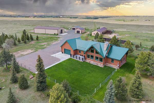 80 Acres of Land with Home for Sale in Cheyenne, Wyoming