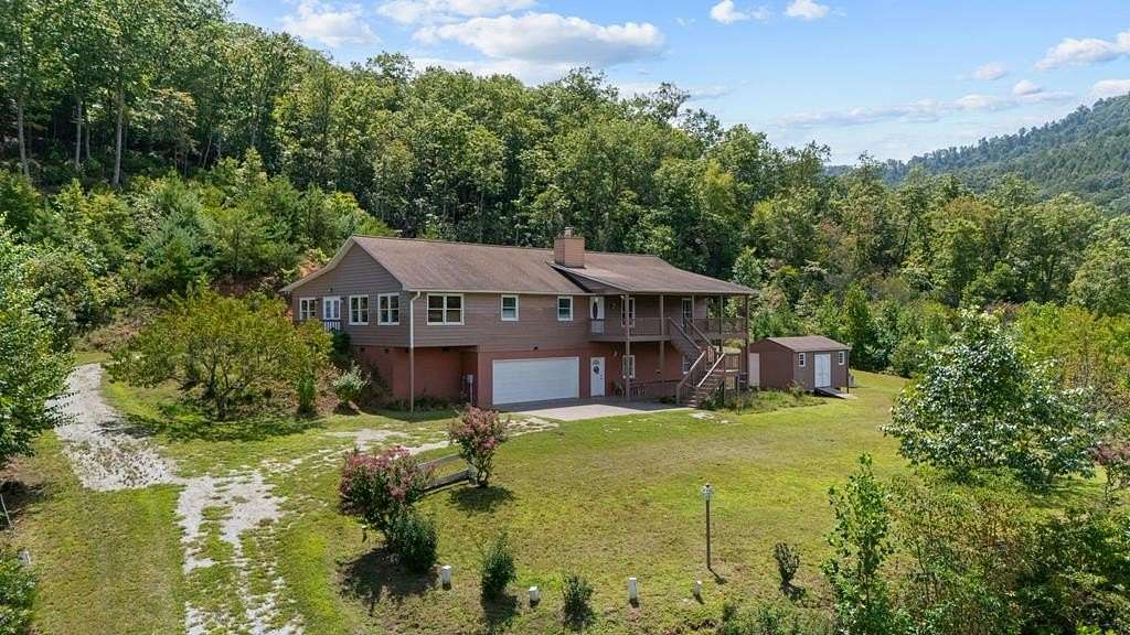 6.86 Acres of Land with Home for Sale in Franklin, North Carolina