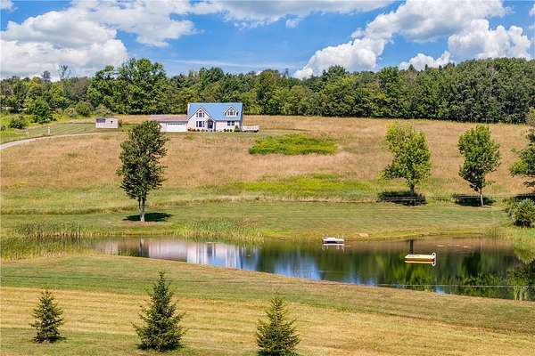 21.5 Acres of Recreational Land with Home for Sale in Stamford, New York