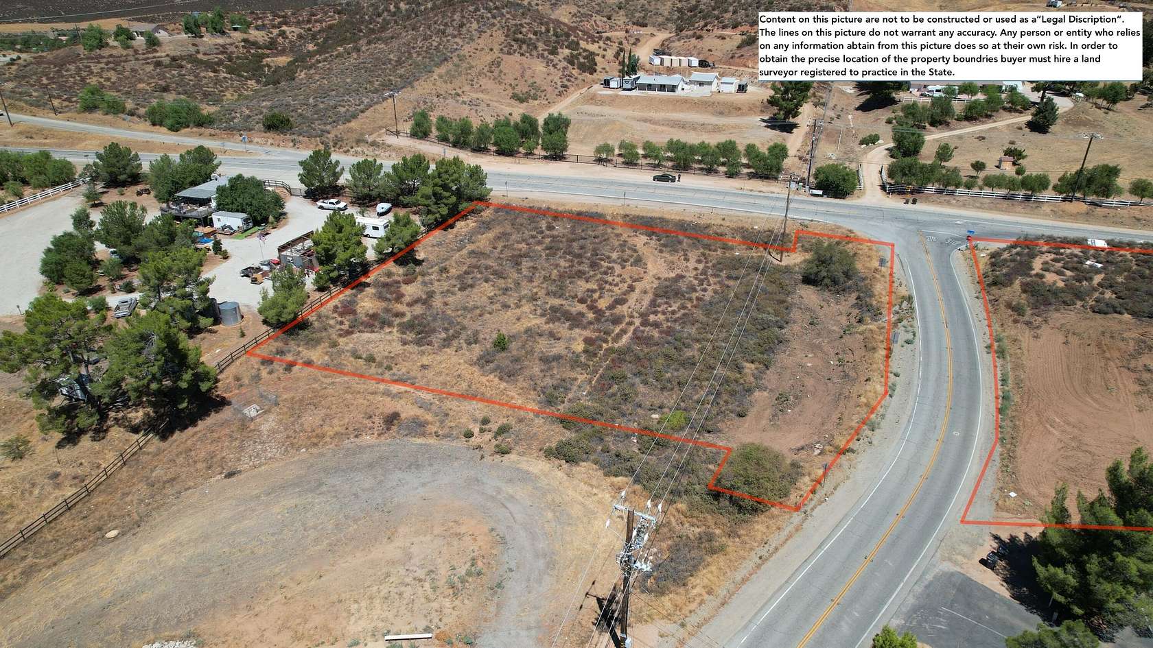 1 Acre of Commercial Land for Sale in Agua Dulce, California