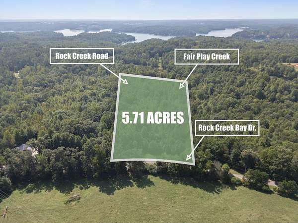 5.7 Acres of Residential Land for Sale in Fair Play, South Carolina