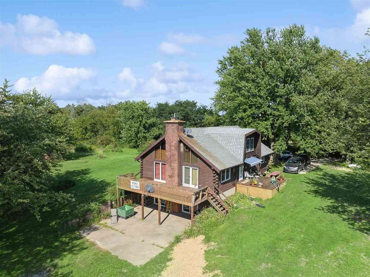 61 Acres of Land with Home for Sale in Columbus Junction, Iowa