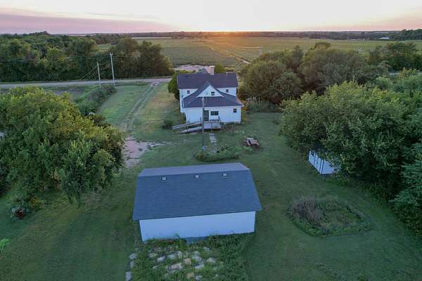 4.8 Acres of Land with Home for Sale in Lyons, Kansas
